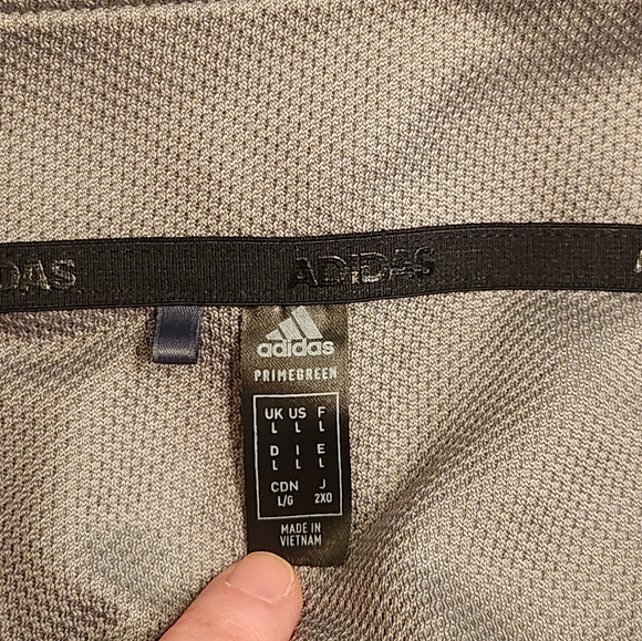 Gray Iona Gaels 50th Anniversary Quarter-Zip Pullover Large Adidas - Picture 3 of 7